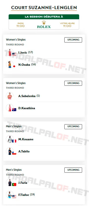 roland garros philippe chatrier sabado30 mayo 2026 tiroalpalo