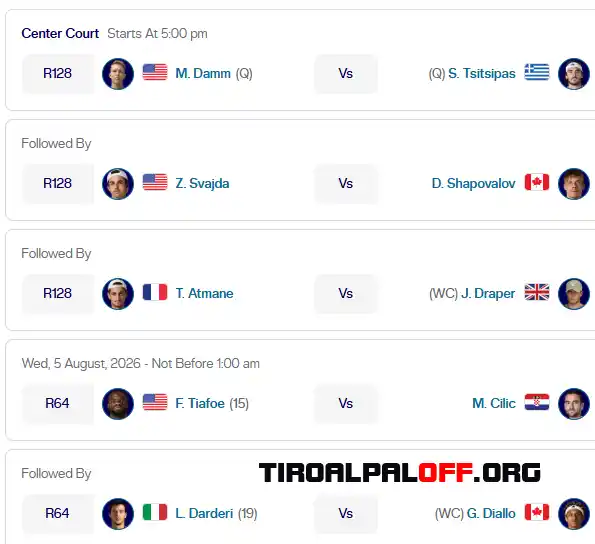 atp montreal central martes4 agosto 2026 tiroalpalo