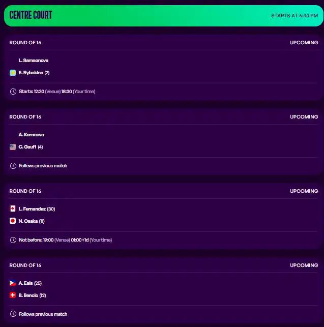 wta toronto central domingo9 agosto 2026 tiroalpalo